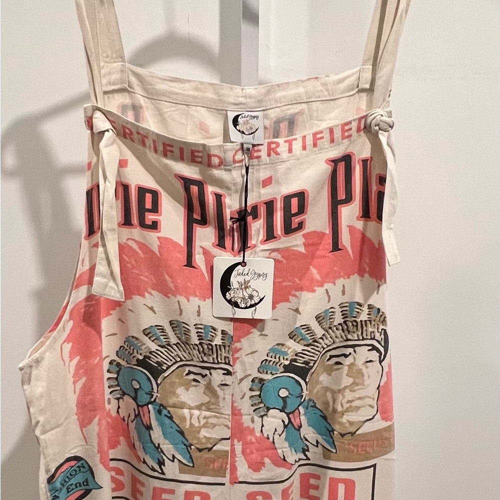 Jaded Gypsy Market Fresh Overalls Size L/XL - NWT - Picture 3 of 3